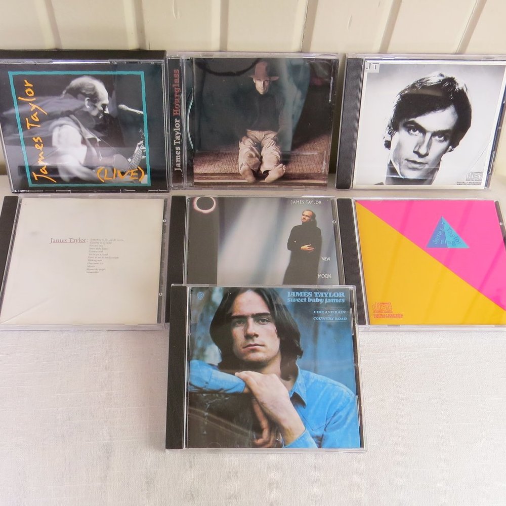 James Taylor Musician CD Bundle - 8 Discs Total - Soft Rock Folk Pop